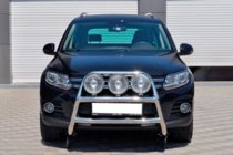 Volkswagen Tiguan 2007–2016 Bullbar WT018 (rustfrit stål) foto 2