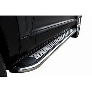 Maydos v2 sidetrin (2 stk., aluminium ↗ rustfrit stål) Porsche Cayenne 2003–2010 foto 1
