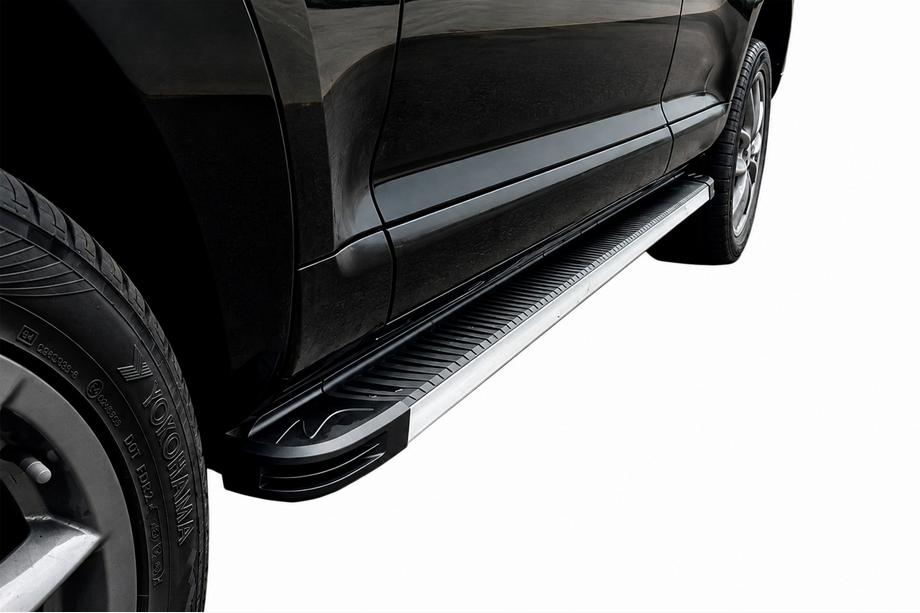 Porsche Cayenne 2003–2010 Sidetrin Maya V1 (2 stk., aluminium) Image