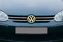 Volkswagen Golf 6 2008–2014 Grill-lister (4 stk., rustfrit stål) foto 1