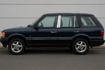 Range Rover II P38A 1997–2002 Dørstolpelister (6 stk., rustfrit stål) foto 1