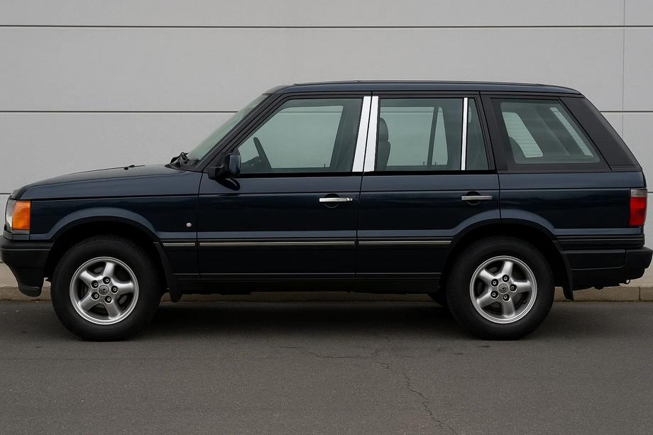Range Rover II P38A 1997–2002 Dørstolpelister (6 stk., rustfrit stål) Image
