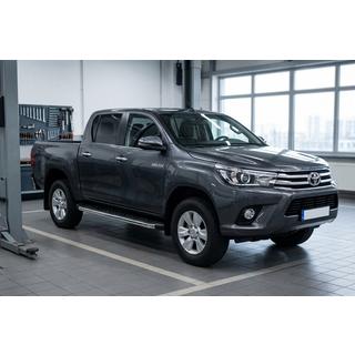 Blackline sidetrin (2 stk., aluminium) Toyota Hilux 2015– foto 1