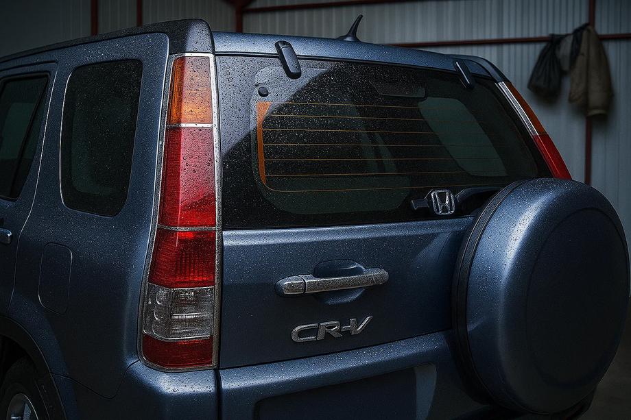 Honda CRV 2001–2006 Stoplygte-kromcovers (2 stk., plast) 2001-2004 Image