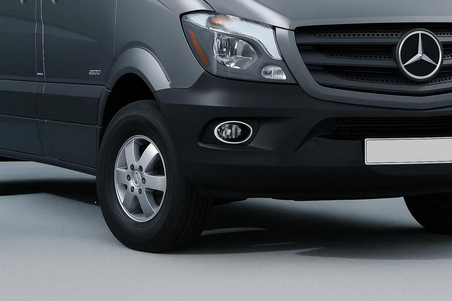 Mercedes Sprinter W906 2006–2018 Kromrammer til tågelygter 2013↗ (2 stk., rustfrit stål) Image