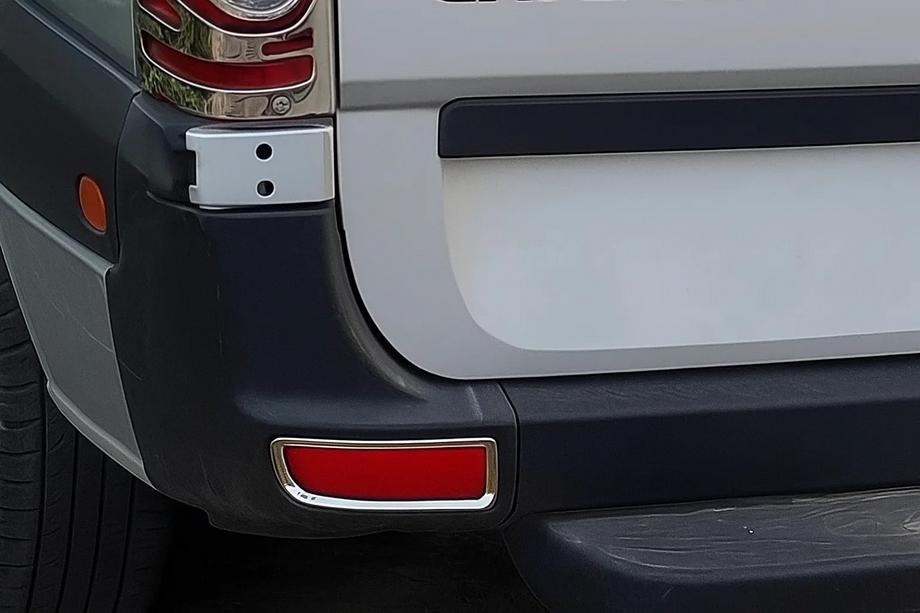 Volkswagen Crafter 2006–2016 Reflektorafdækninger i rustfrit stål (2 stk.) Image