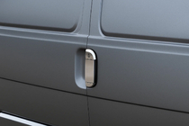 Volkswagen T4 Caravelle/Multivan 1990–2003 Krom dørhåndtagskapper til bagdør (rustfrit stål) foto 1