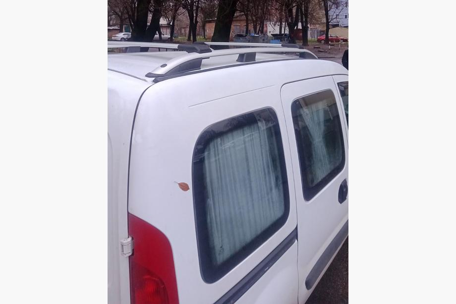 Renault Kangoo 1998–2008 Tagrælinger Skyport (mat grå) Image