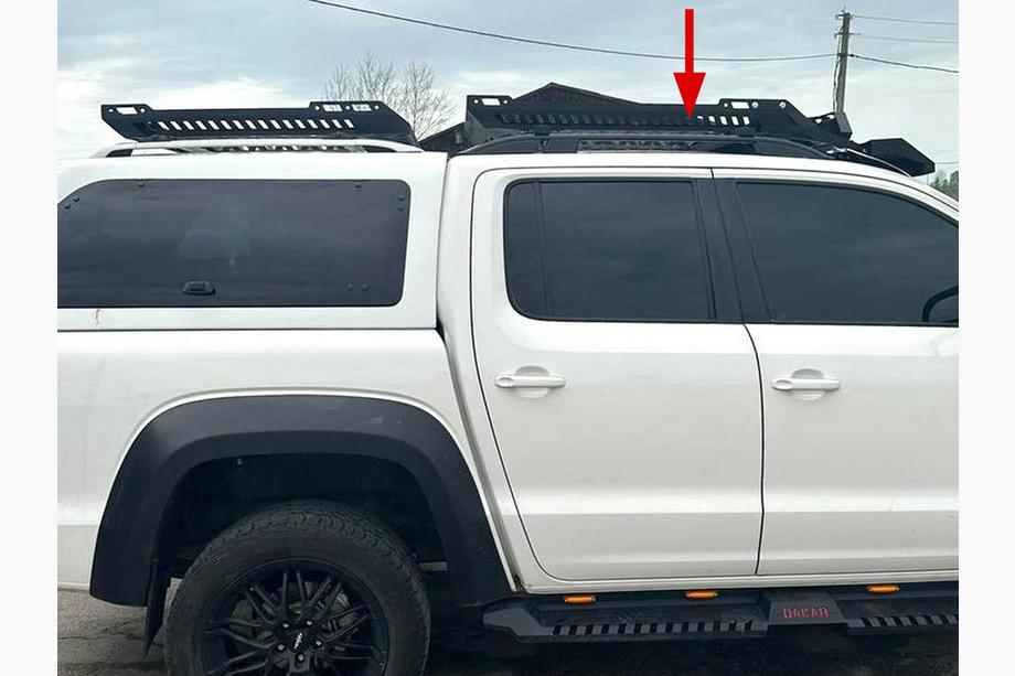 Volkswagen Amarok 2010–2022 Skyport Black tagrælinger Foto 3