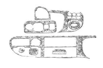 Ford Transit 1991–2000 Instrumentbordslister (1997-2000) foto 6