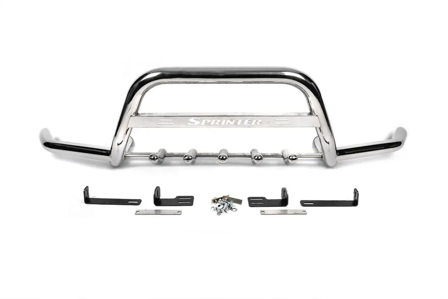Mercedes Sprinter W906 2006–2018 Bullbar WT003-Plus (rustfrit stål) Foto 2