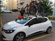 Renault Clio IV 2012–2019 Cykelholder til tag foto 2