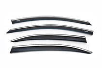 Volkswagen Jetta 2011–2018 Vindafvisere med kromliste (4 stk., Niken) foto 3