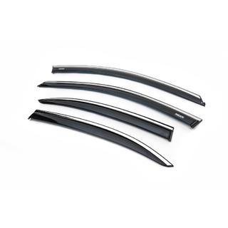 Vindafvisere med kromliste (4 stk., Niken) Volkswagen Jetta 2011–2018 foto 4