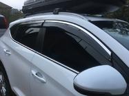 Hyundai Tucson TL 2016–2021 Vindafvisere med kromliste (6 stk., Niken) foto 5