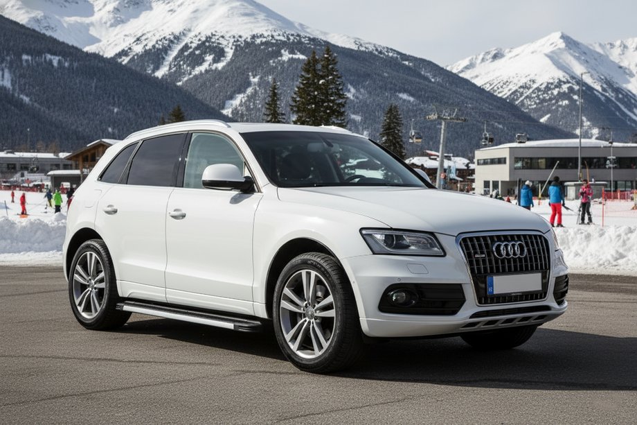 Audi Q5 2008–2017 Sidetrin Maya V1 (2 stk., aluminium) Image