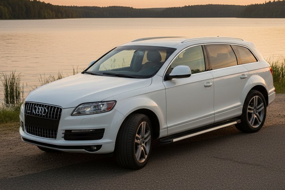 Audi Q7 2005–2015 Sidetrin Maya V1 (2 stk., aluminium) Image
