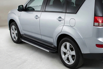 Citroen C-Crosser 2007–2013 Sidetrin Maya V1 (2 stk., aluminium) foto 1