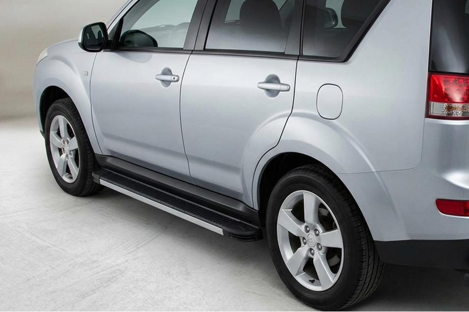 Citroen C-Crosser 2007–2013 Sidetrin Maya V1 (2 stk., aluminium) Image