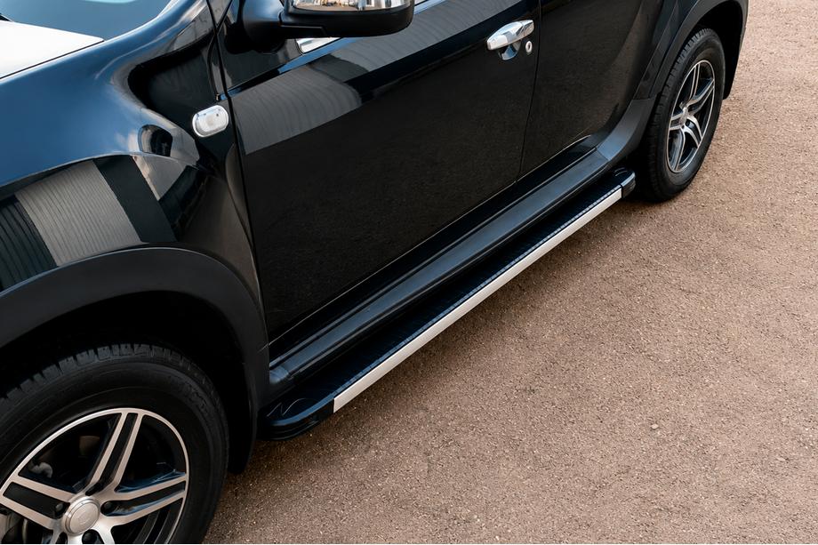 Dacia Duster 2008–2018 Sidetrin Maya V1 (2 stk., aluminium) Image