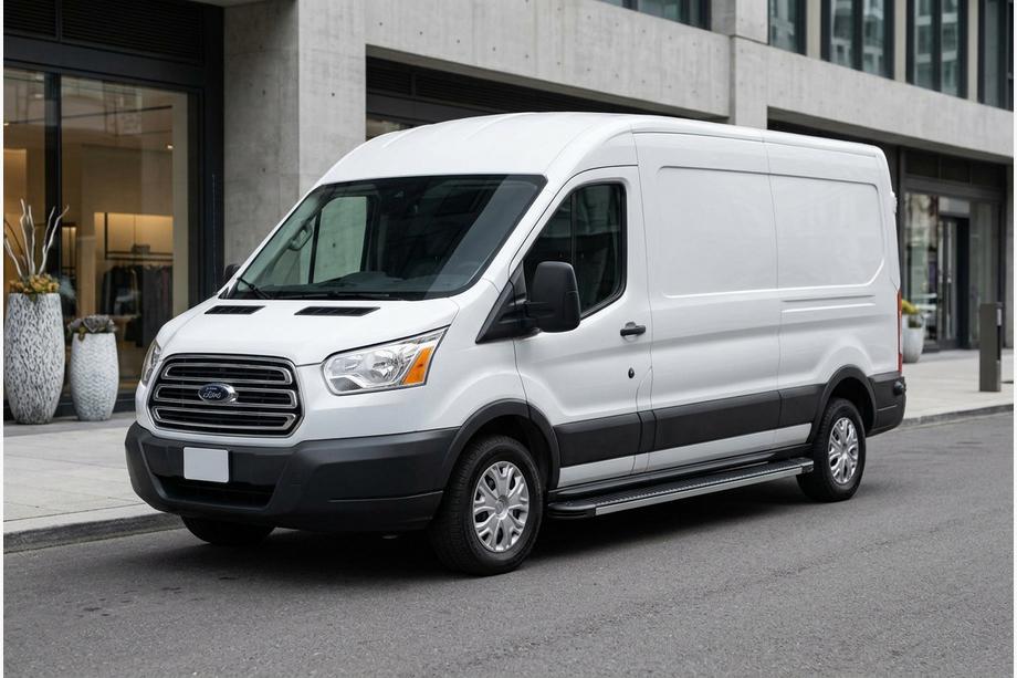 Ford Transit 2014– Maya sidetrin (2 stk., aluminium) Image