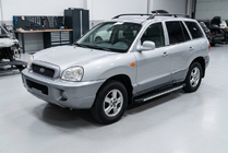 Hyundai Santa Fe 1 2000–2006 Sidetrin Maya V1 (2 stk., aluminium) foto 1