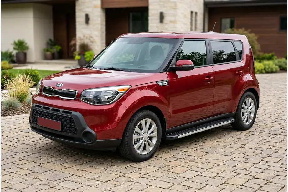 Kia Soul II 2013–2018 Sidetrin Maya V1 (2 stk., aluminium) Image