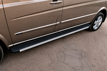 Mercedes Vito/V-klasse W447 2014– Sidetrin Maya V1 (2 stk., aluminium) foto 2