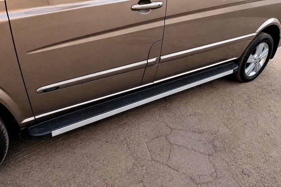 Mercedes Vito/V-klasse W447 2014– Sidetrin Maya V1 (2 stk., aluminium) Kort og lang Foto 2