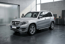 Mercedes GLK-klasse X204 2008–2015 Sidetrin Maya V1 (2 stk., aluminium) foto 1