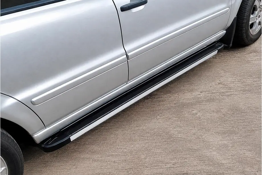 Mercedes ML W163 1997–2005 Sidetrin Maya V1 (2 stk., aluminium) Foto 1