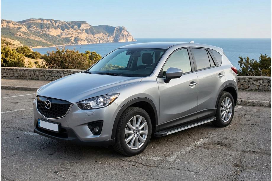 Mazda CX-5 2012–2017 Sidetrin Maya V1 (2 stk., aluminium) Image