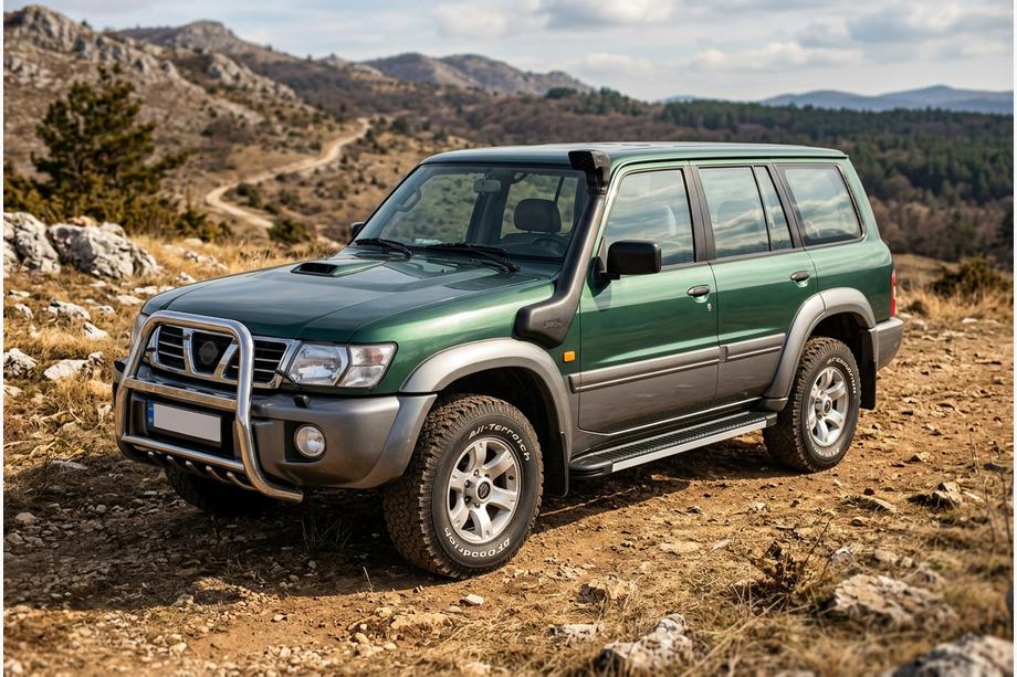 Nissan Patrol Y61 1997–2011 Sidetrin Maya V1 (2 stk., aluminium) Image