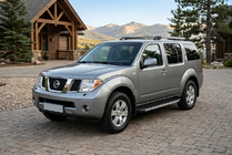 Nissan Pathfinder R51 2005–2014 Sidetrin Maya V1 (2 stk., aluminium) foto 1