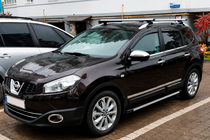 Nissan Qashqai 2007–2010 Sidetrin Maya V1 (2 stk., aluminium) foto 4