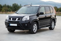 Nissan X-trail T31 2007–2014 Sidetrin Maya V1 (2 stk., aluminium) foto 1