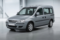 Opel Combo 2002–2012 Sidetrin Maya V1 (2 stk., aluminium) foto 1