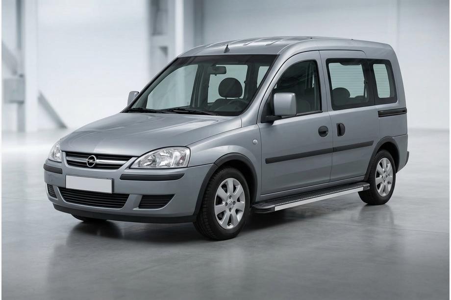 Opel Combo 2002–2012 Sidetrin Maya V1 (2 stk., aluminium) Image