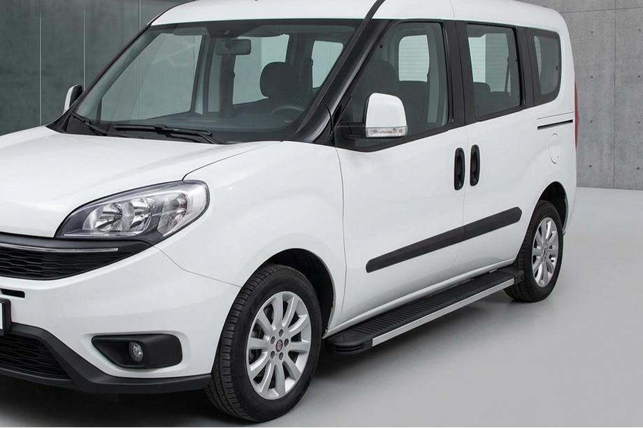 Opel Combo 2012–2018 Maya sidetrin (2 stk., aluminium) Image