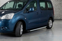 Peugeot Partner Tepee 2008–2018 Sidetrin Maya V1 (2 stk., aluminium) foto 1