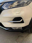 Nissan Qashqai 2014–2021 Rustfri ståldæksler til tågelygter (2017↗) OmsaLine - italiensk rustfrit stål foto 2