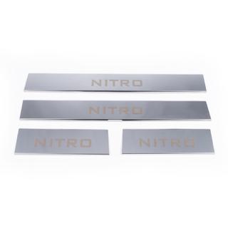 Carmos dørtrinslister til øverste del (rustfrit stål) Dodge Nitro 2006–2011 foto 4