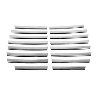Kromlister til kølergrill (rustfrit stål) Dodge Nitro 2006–2011 foto 3