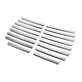 Kromlister til kølergrill (rustfrit stål) foto 4