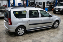 Renault Logan MCV 2005–2013 Sidetrin Maya V1 (2 stk., aluminium) foto 6