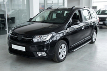 Renault Logan MCV 2013–2022 Sidetrin Maya V1 (2 stk., aluminium) foto 1