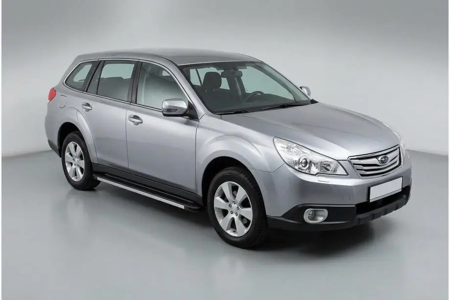 Subaru Outback 2009–2014 Sidetrin Maya V1 (2 stk., aluminium) Image
