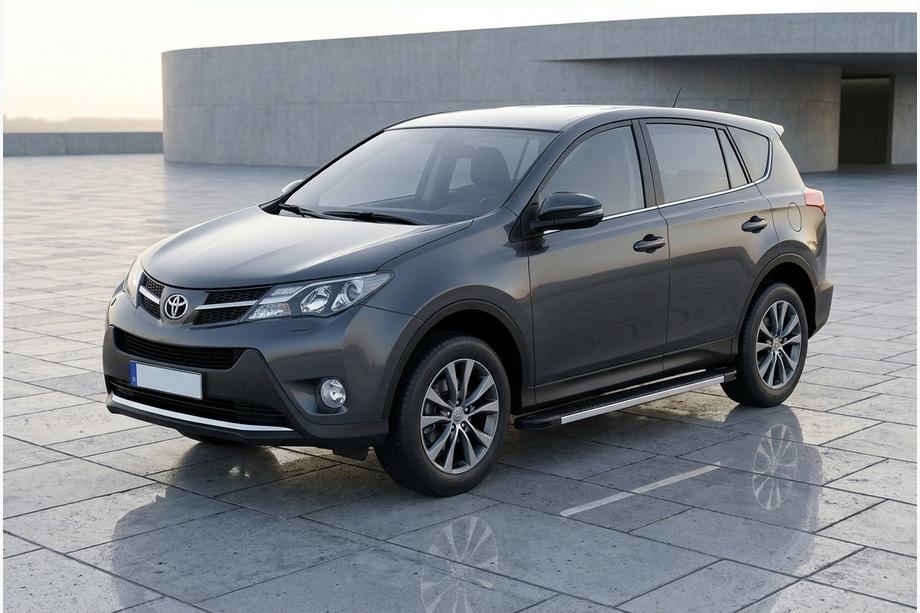 Toyota Rav 4 2013–2018 Sidetrin Maya V1 (2 stk., aluminium) Image