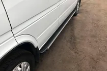 Volkswagen LT 1995–2006 Maya sidetrin (2 stk., aluminium) foto 1