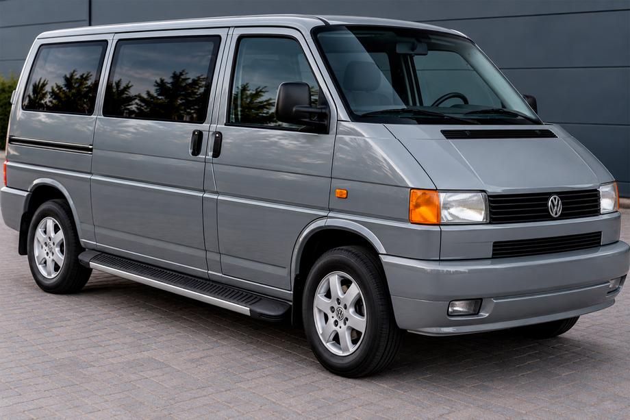 Volkswagen T4 Transporter 1990–2003 Maya sidetrin (2 stk., aluminium) Lang akselafstand Image